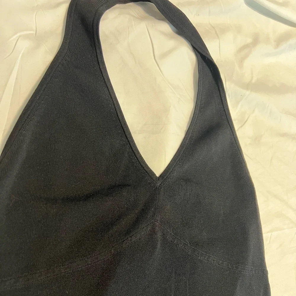 Loft black halter top, euc - Picture 2 of 4